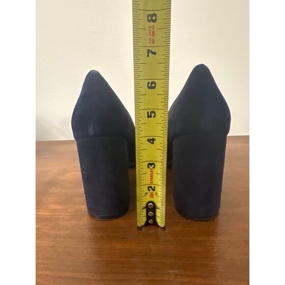 Women's Cole Haan Alanna Shoes Dark Blue Suede Pumps Size 11 - Picture 5 of 7